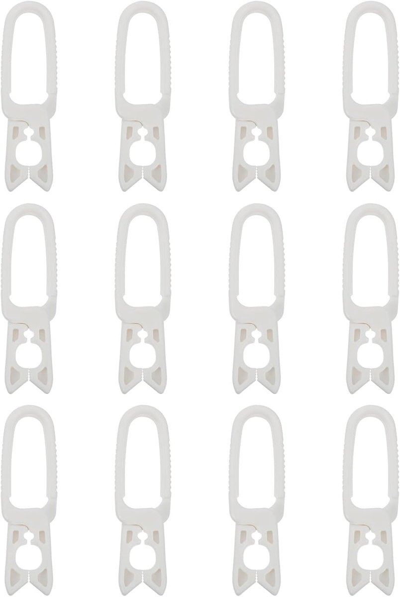 24 stuks- Wasknijpers-wasknijpers kunststof -wasknijpers groot-wasknijpers plastic -Badlaken Knijpers -Strandlaken Knijpers-Handdoek Knijpers-Voor dagelijks wasgoed, strandhanddoek, badhanddoek--Winddicht- Anti Slip-wit