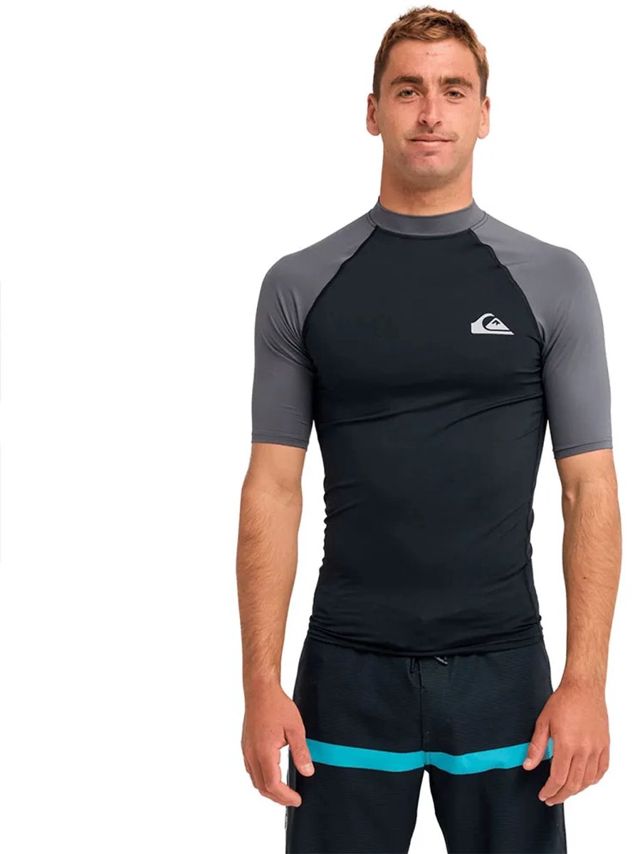 Quiksilver Upf 50 T-shirt Met Korte Mouwen 2XL Man Zwart