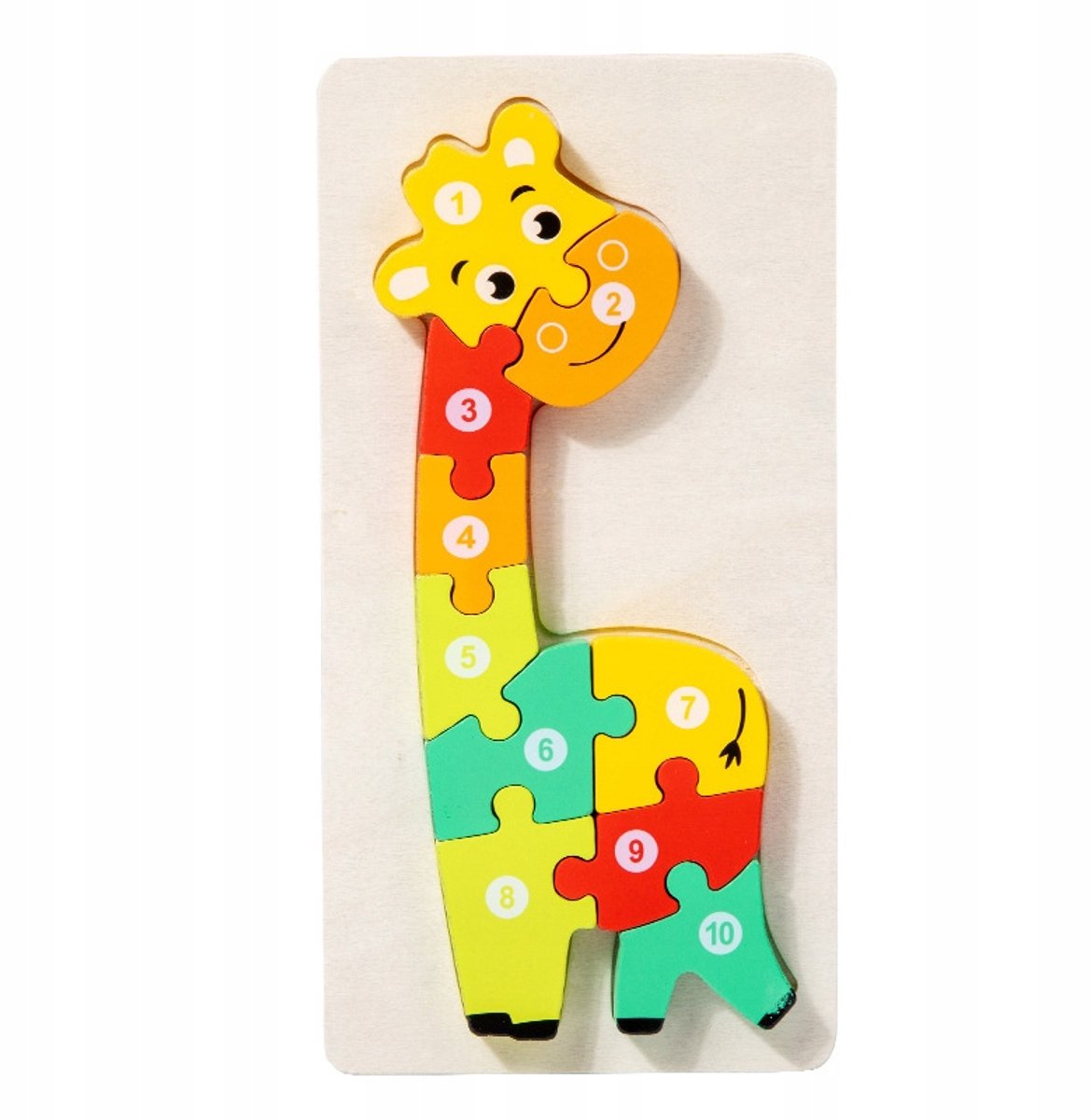 Houten Giraffe Puzzel voor Kinderen | Educatief en Veilig Speelgoed