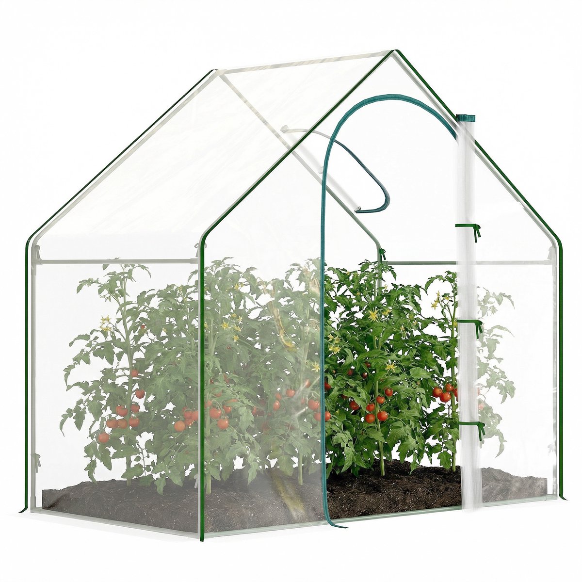 Outsunny Kas - Staal - 180x100x168cm - Transparant