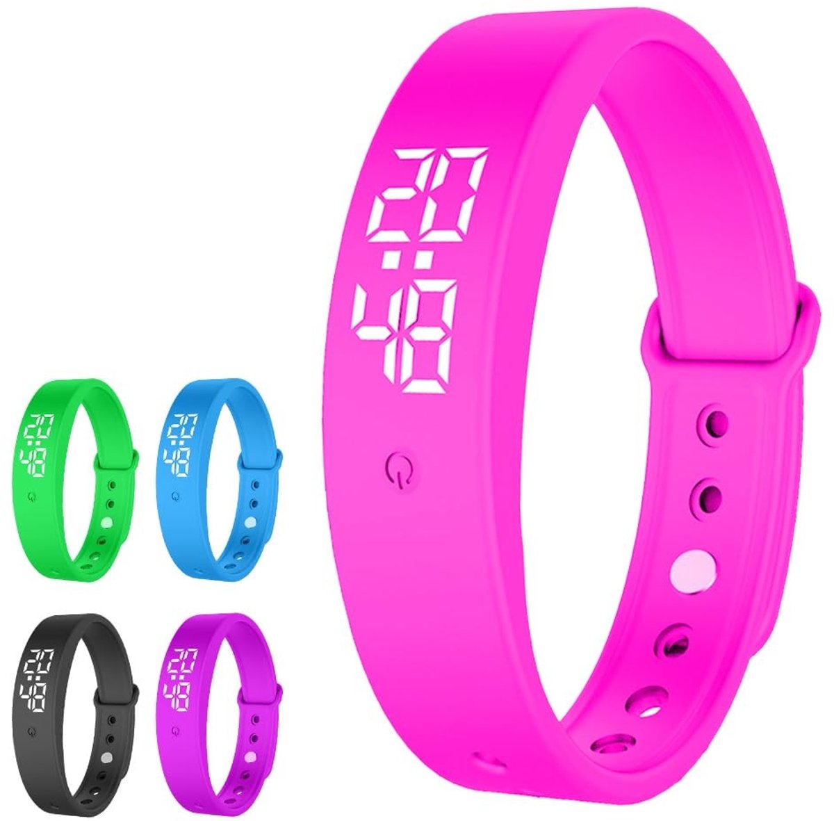 SolidKeus - Vibration Alarm Polsband met Stil Vibrerend Alarm