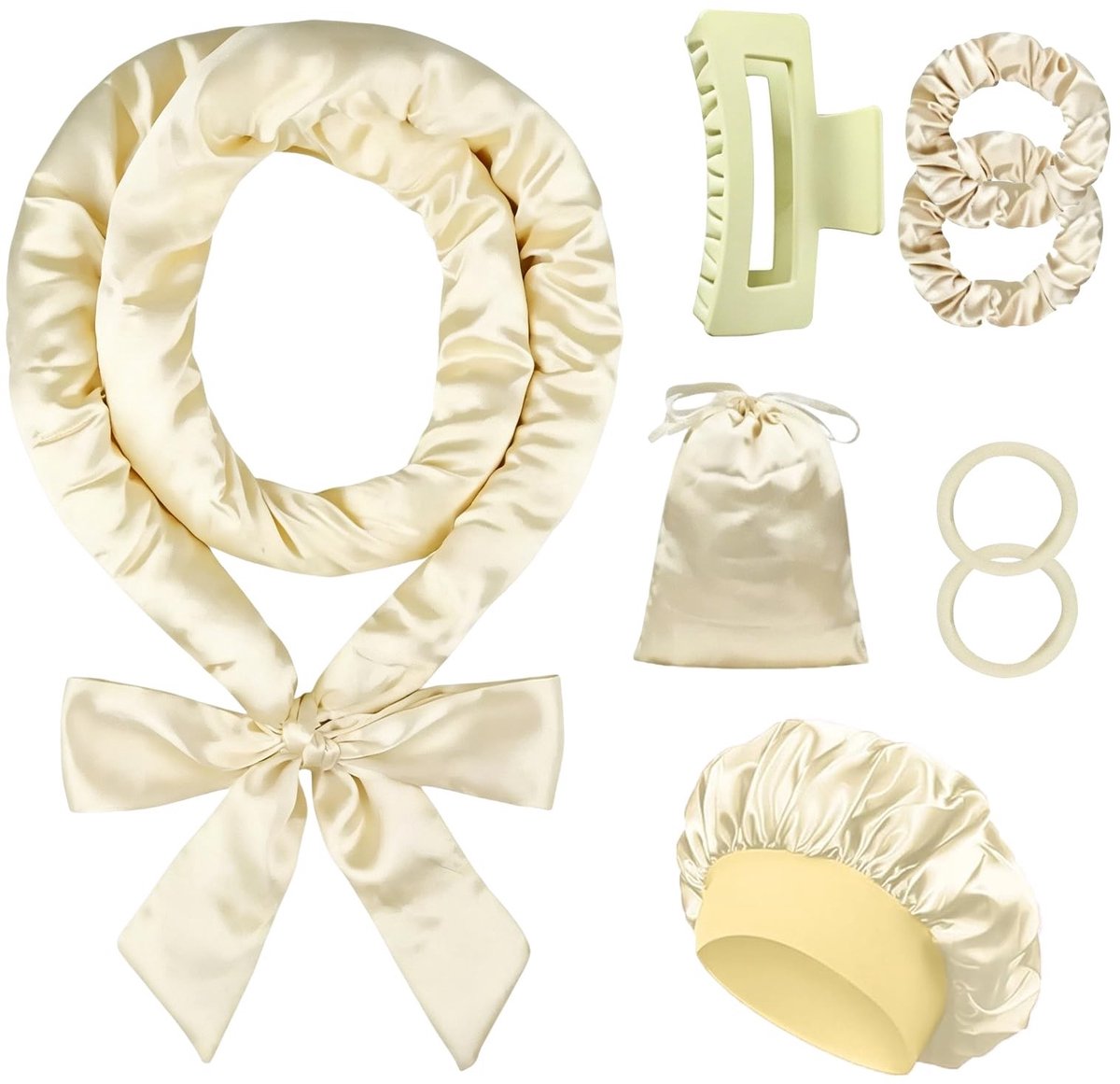 SolidKeus - Heatless Curls Haarband voor Nachtelijke Krullen