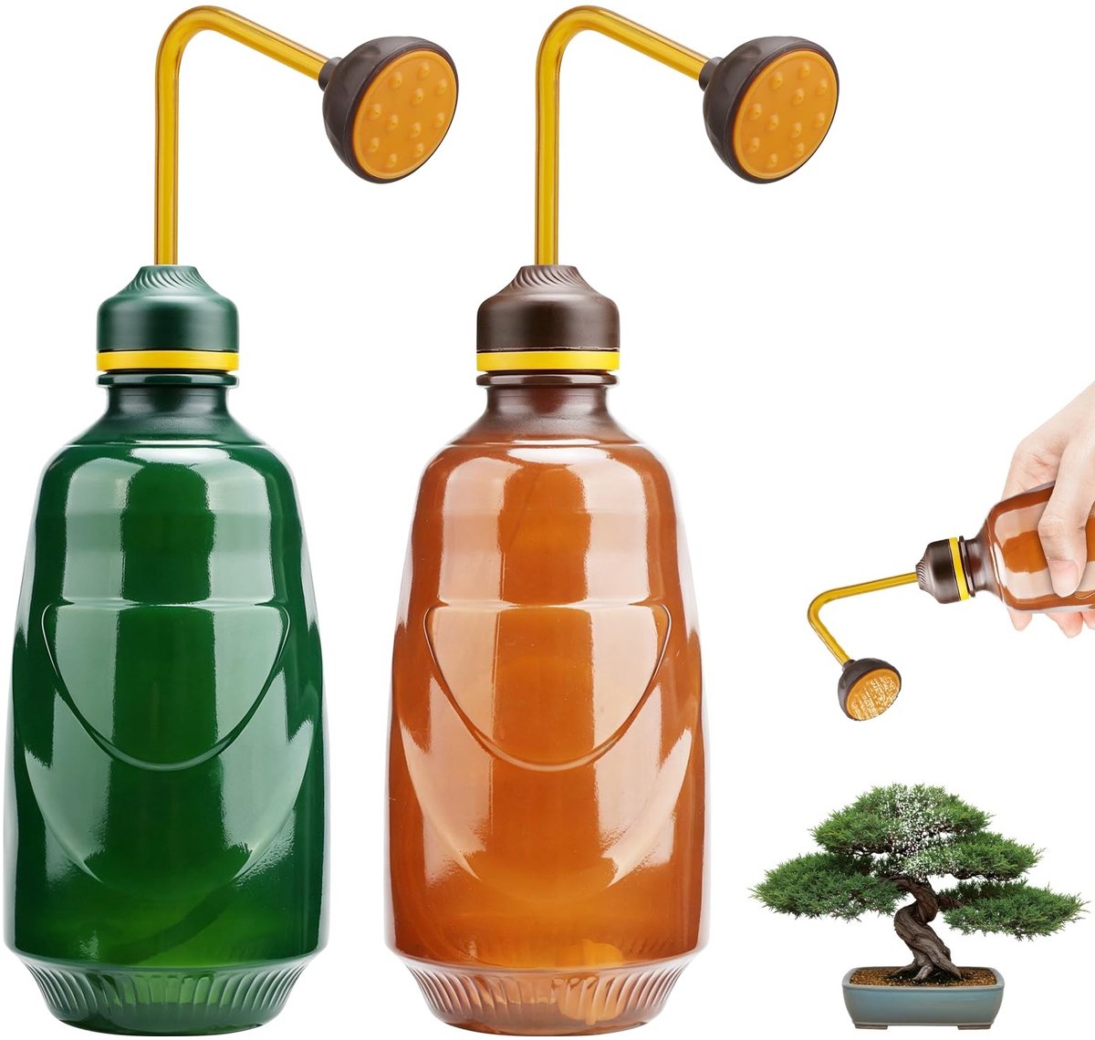 SolidKeus - Set van 2 Kleine Gieters met 2-in-1 Functie