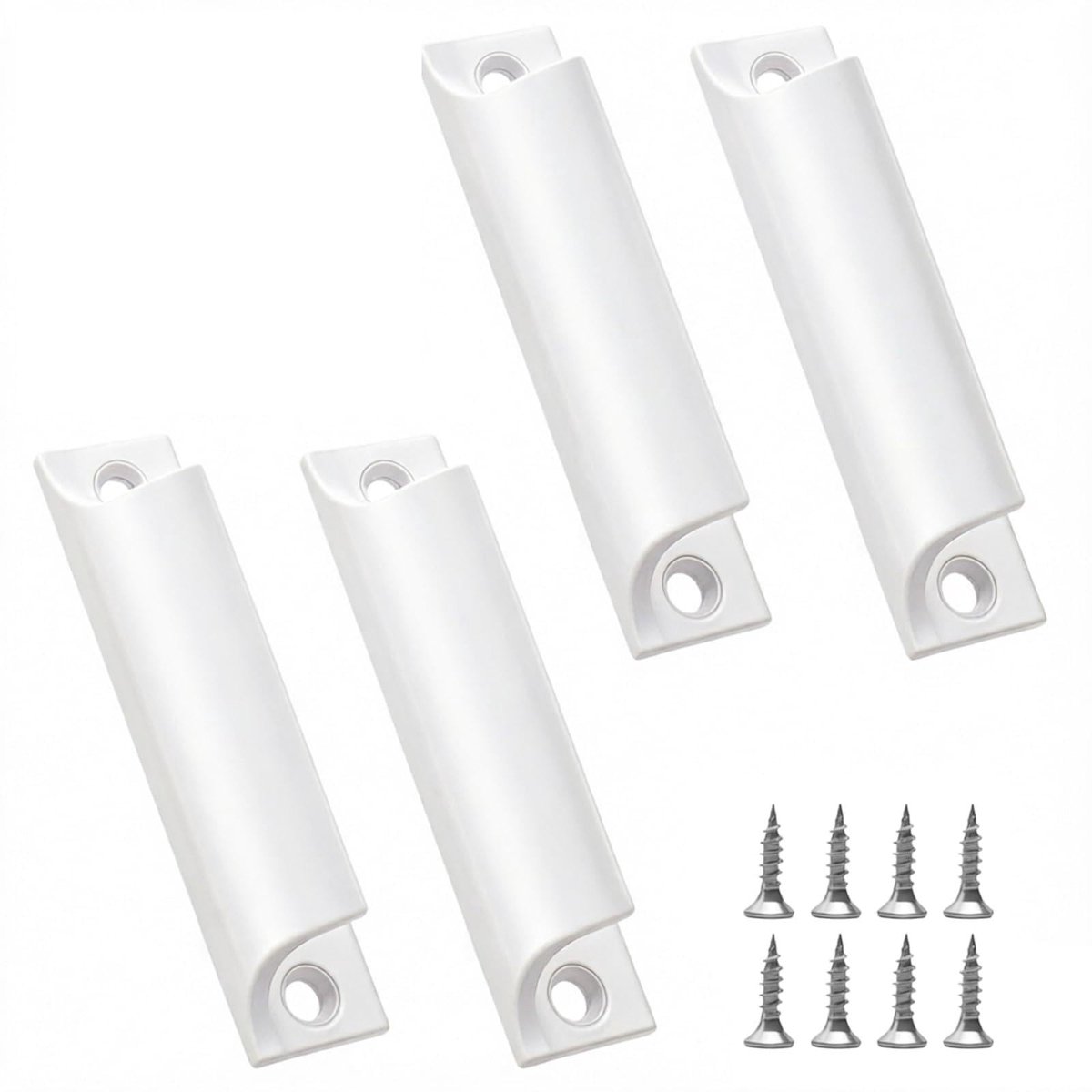 SolidKeus - Set van 4 Terrasdeurgrepen van Aluminium