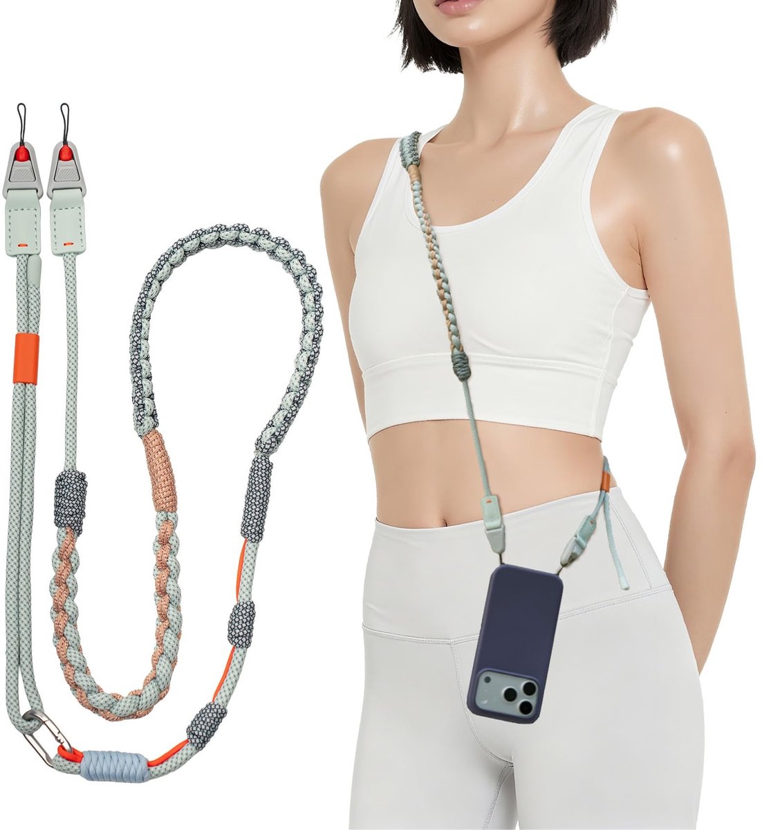 SolidKeus - Verstelbare Smartphone Strap met Snelle Bevestiging