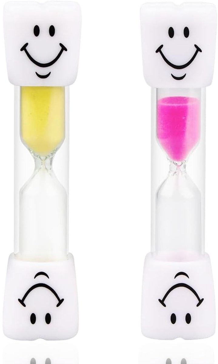 SolidKeus - Set van 2 Kleurrijke Uurglazen voor Kinderen