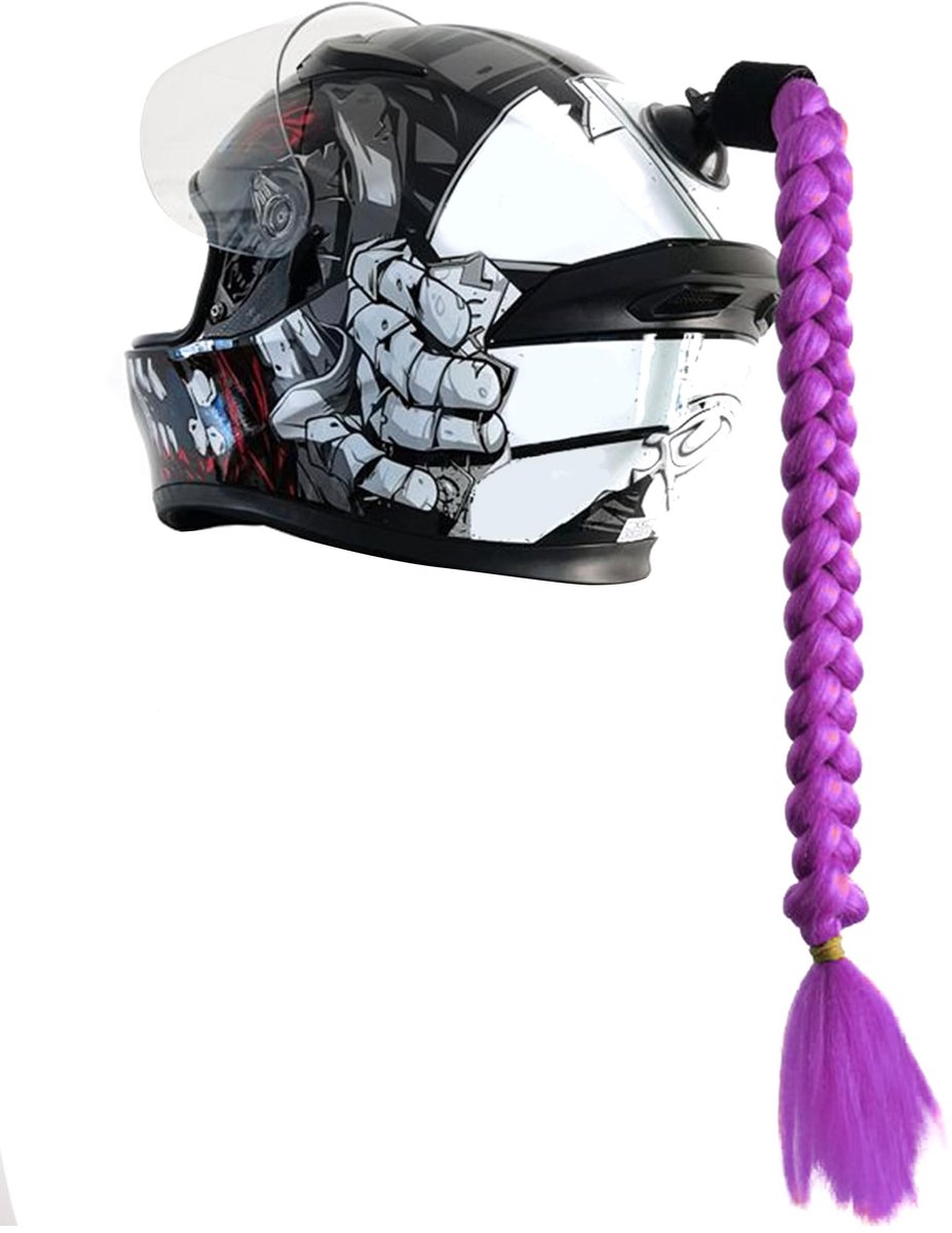 SolidKeus - Accessoires voor Motorhelm met Vlechten