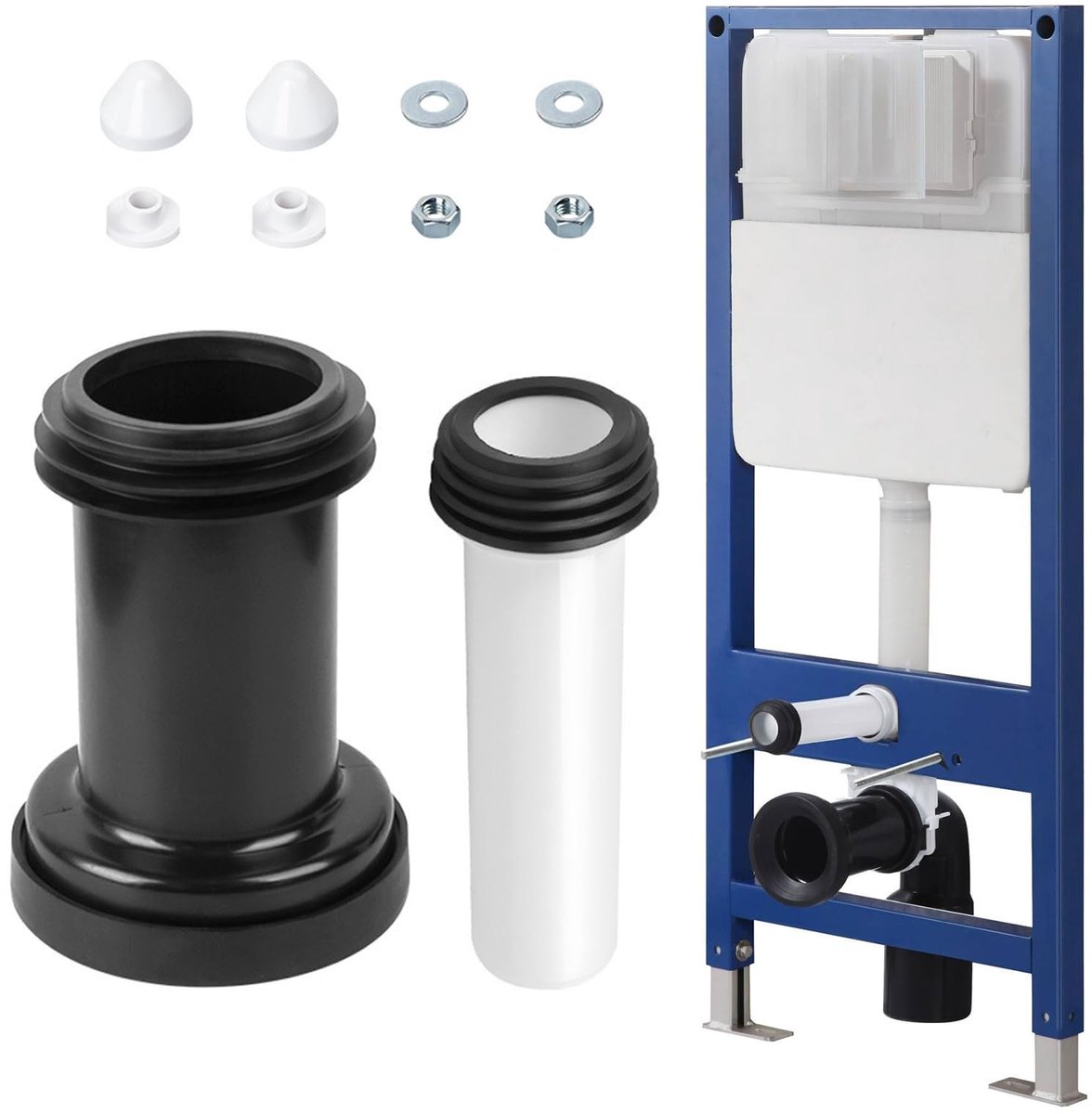 SolidKeus - Wandwc Aansluitset voor Spoelbak 180 mm