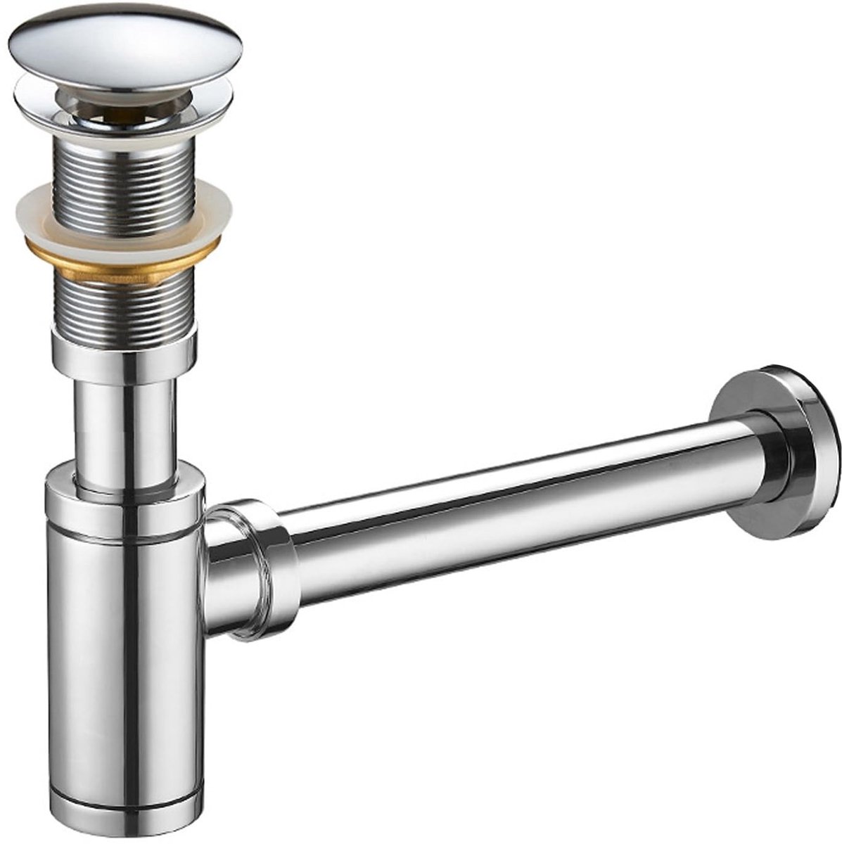 SolidKeus - Universele Siphon met Uittrekbare Afvoer voor Wastafel