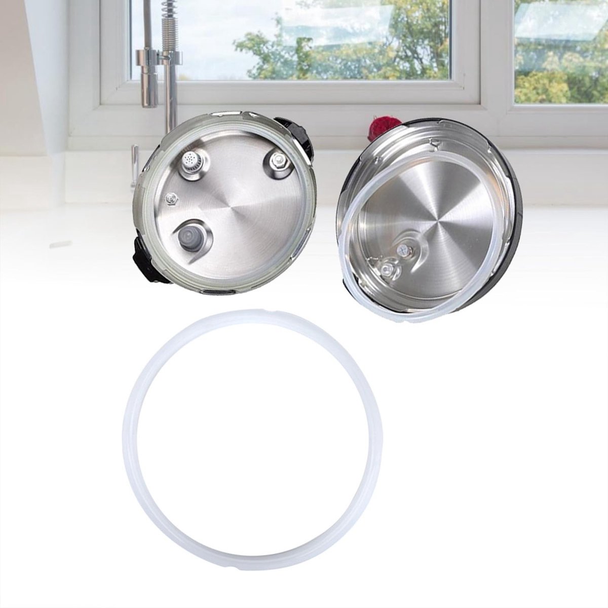SolidKeus - Siliconen Afdichtring voor Snelkookpannen (5/6 Qt)