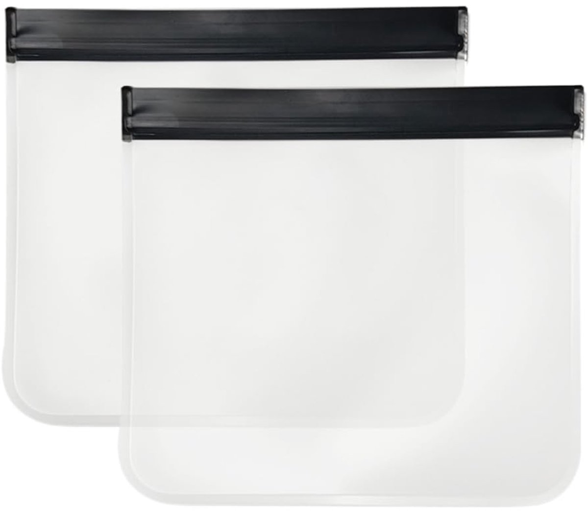 SolidKeus - Set van 2 Transparante Toilettassen voor Reizen
