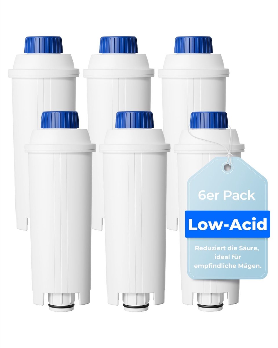 SolidKeus - Low-Acid Waterfiltercartridges voor Koffiemaker