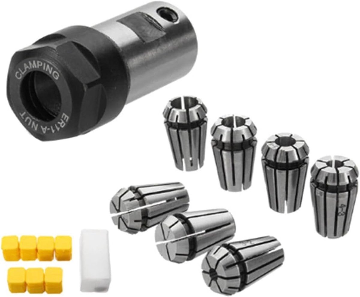 SolidKeus - Set van 7 ER11 Collets met Motor Waveskin Extensie