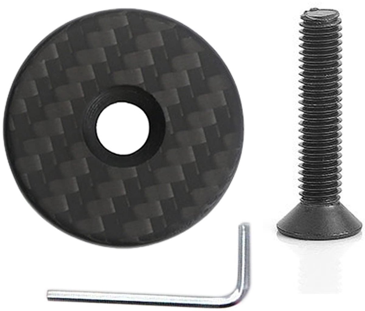 SolidKeus - Lichtgewicht Carbon Fiber Fietsstuur Set