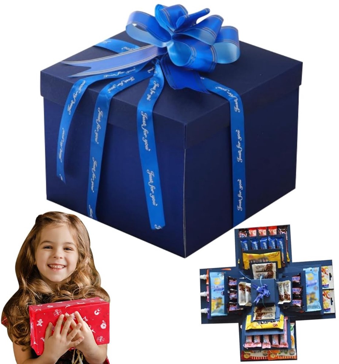SolidKeus - 5 Laags Verrassingsdoos voor Verjaardag en Feestdagen