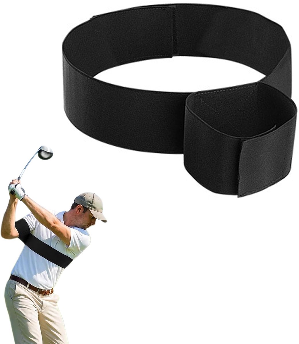 SolidKeus - Golf-swingtrainer met Verstelbare Armband voor Correctie