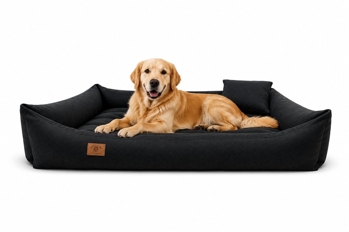Hondenmand Benchbed Waterdicht 120x90cm XXL Zwart