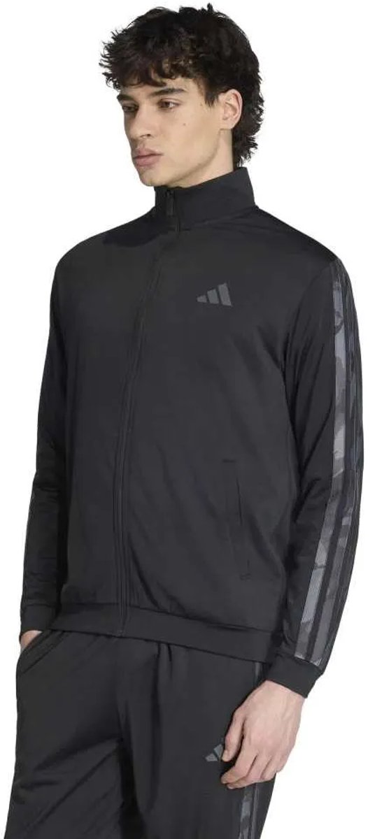 Adidas 3 Stripes Regular Fit Camouflage Trainingsjack Regular Man Multicolor