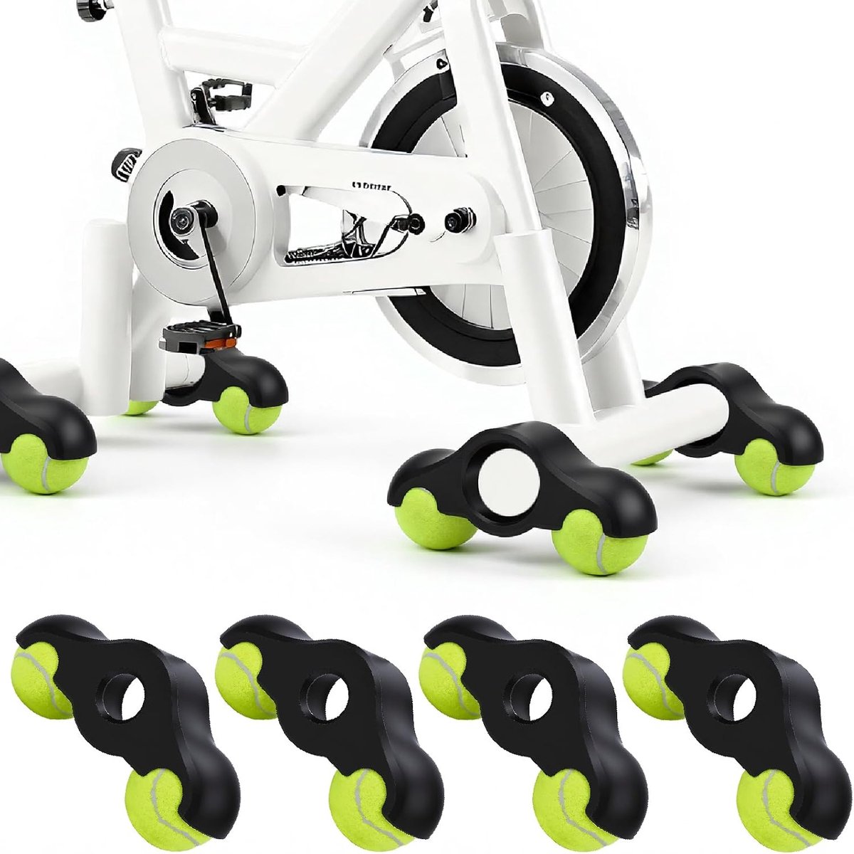 Cycling Snap Rocker Feet Adapter met 8 kogels Indoor Trainer Trainingsapparatuur Stabiliteitsaccessoires