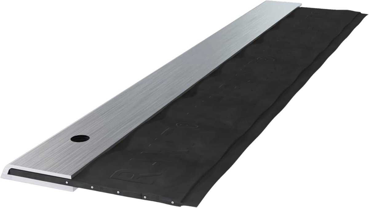 1 m anti-knaagdierdeurbodem - aluminium + zelfklevende siliconen afdichting 40 mm waterdicht - tegen muizen, ratten en insecten - isolatie deur en garage buiten