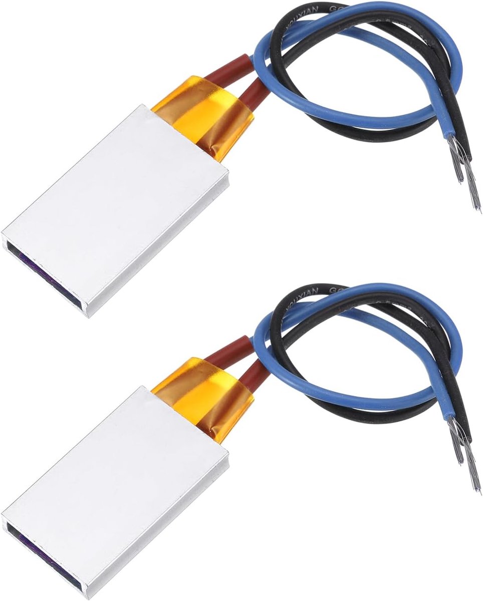 PTC-verwarmingselement, AC DC 110 V PTC verwarmingsplaat, aluminium behuizing, keramische polyimidfolie, plaat, verwarming, 7W-70W, 120C geïsoleerde constante temperatuur, keramische