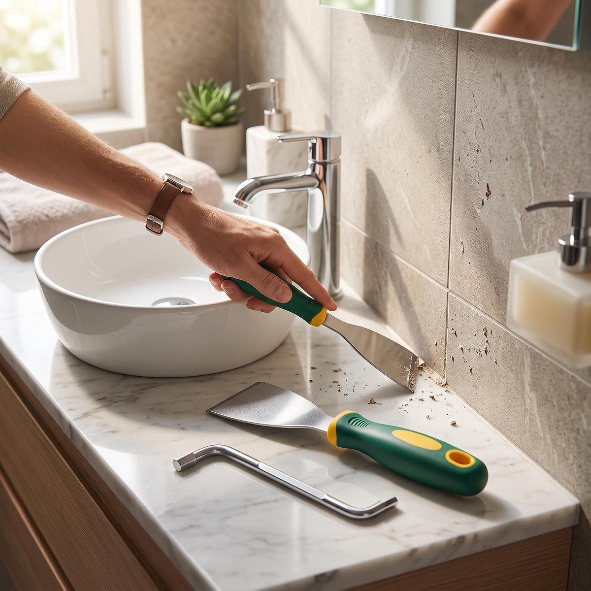 Grout Removal Tool, 2Set Grout Remover Kit voor Het Verwijderen van Breeuwen Verwijderen van Voegen of Reinigen van Tegelvoegen en Naden of Hoeken,Verfcoating en muurbehandeling