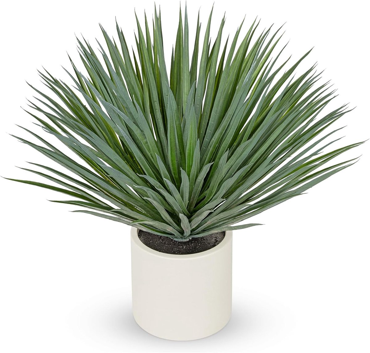 Kunstmatige Agave Planten Nep Potplant Realistische Faux Agave Plant Indoor | Faux Agave Plant Struiken Nep Agave Zijde Planten voor Thuiskantoor Planter