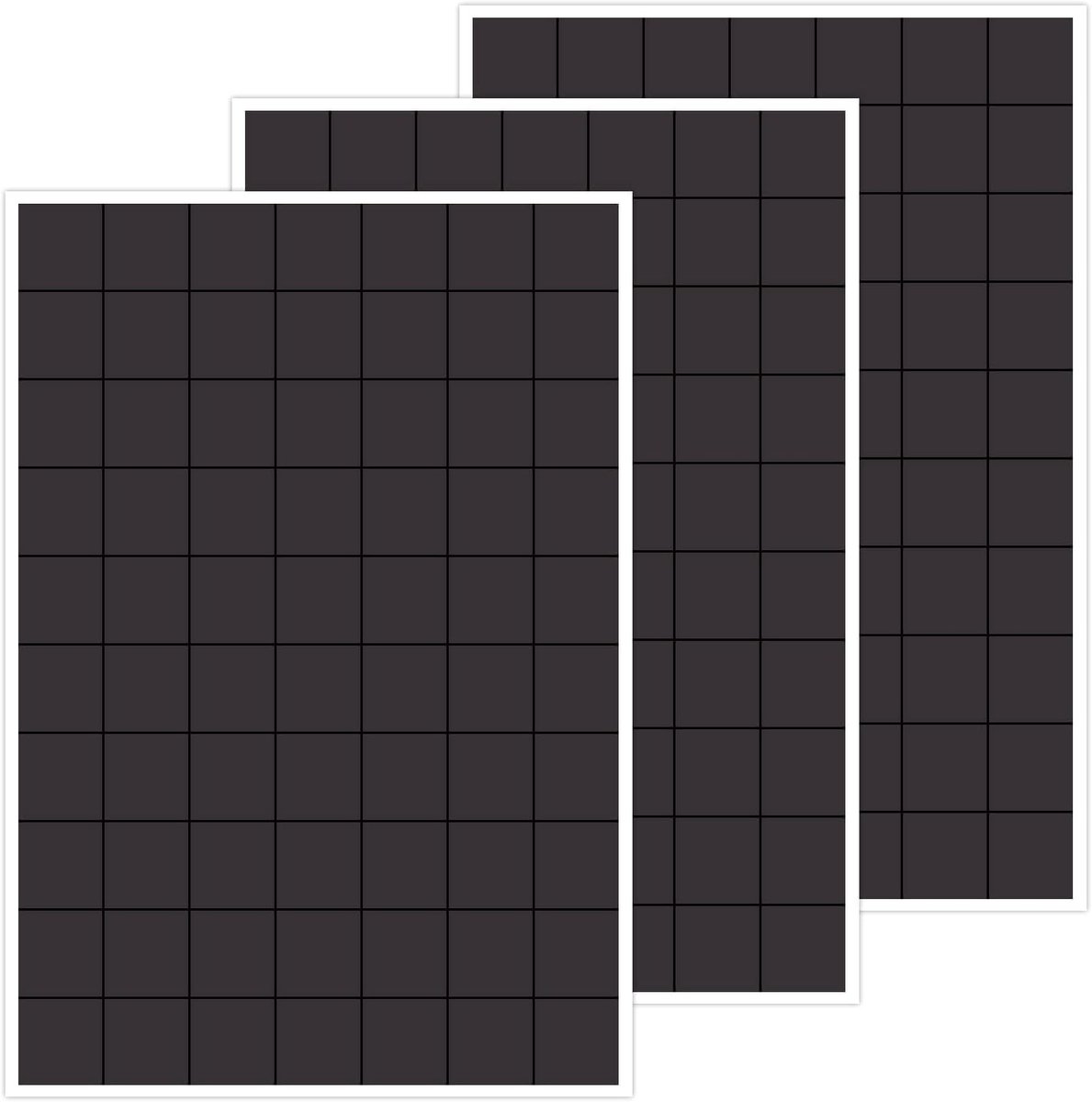 210 stuks zelfklevende magneetplaatjes, 20 x 20 mm, veelzijdige platte magneten voor onzichtbare bevestiging van posters, foto's en afbeeldingen
