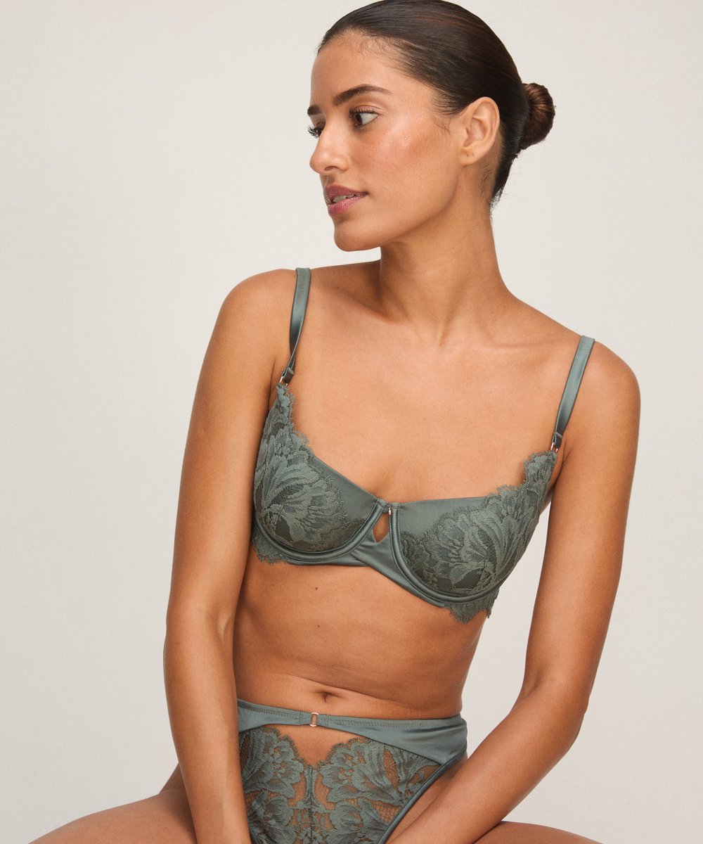 Hunkemöller Voorgevormde beugel bh Grace Groen