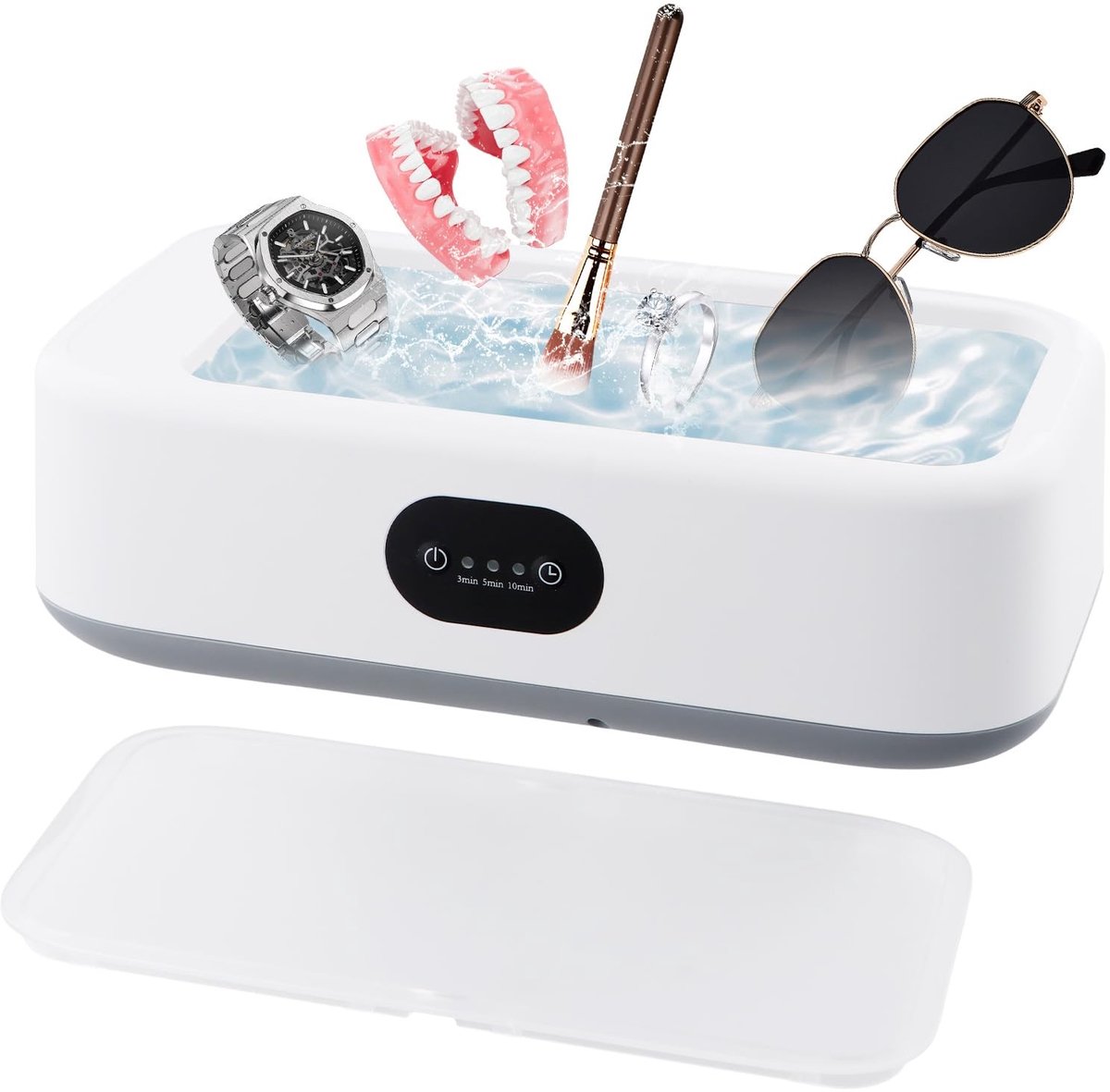 SolidKeus - Ultrasonische Reinigingsapparaat voor Brillen en Sieraden, 40W