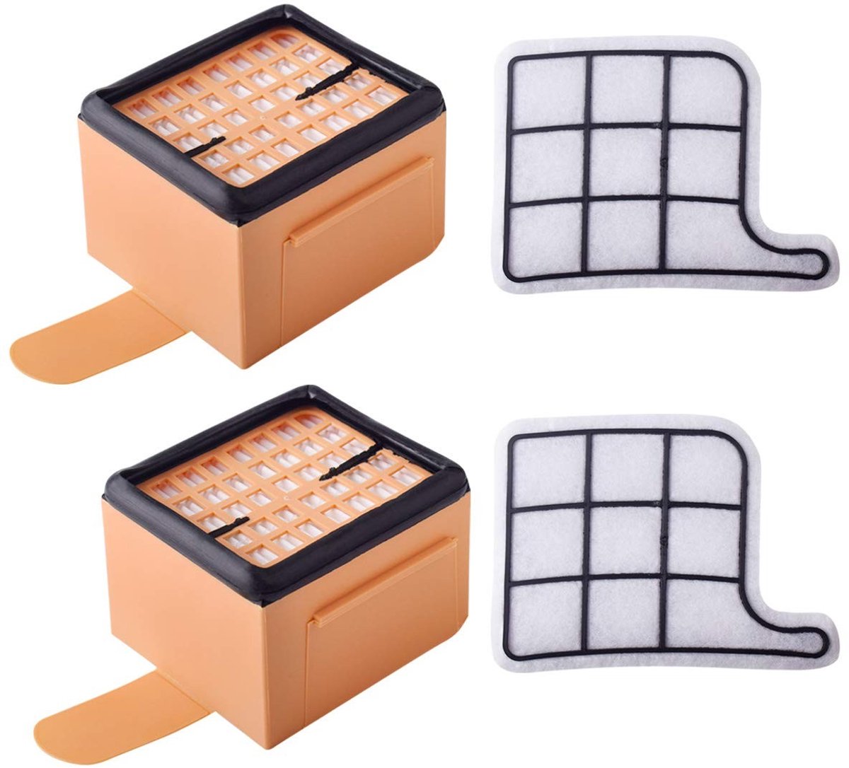 SolidKeus - Vervangfilters voor Kobold VK 135 en 136 (4 stuks)