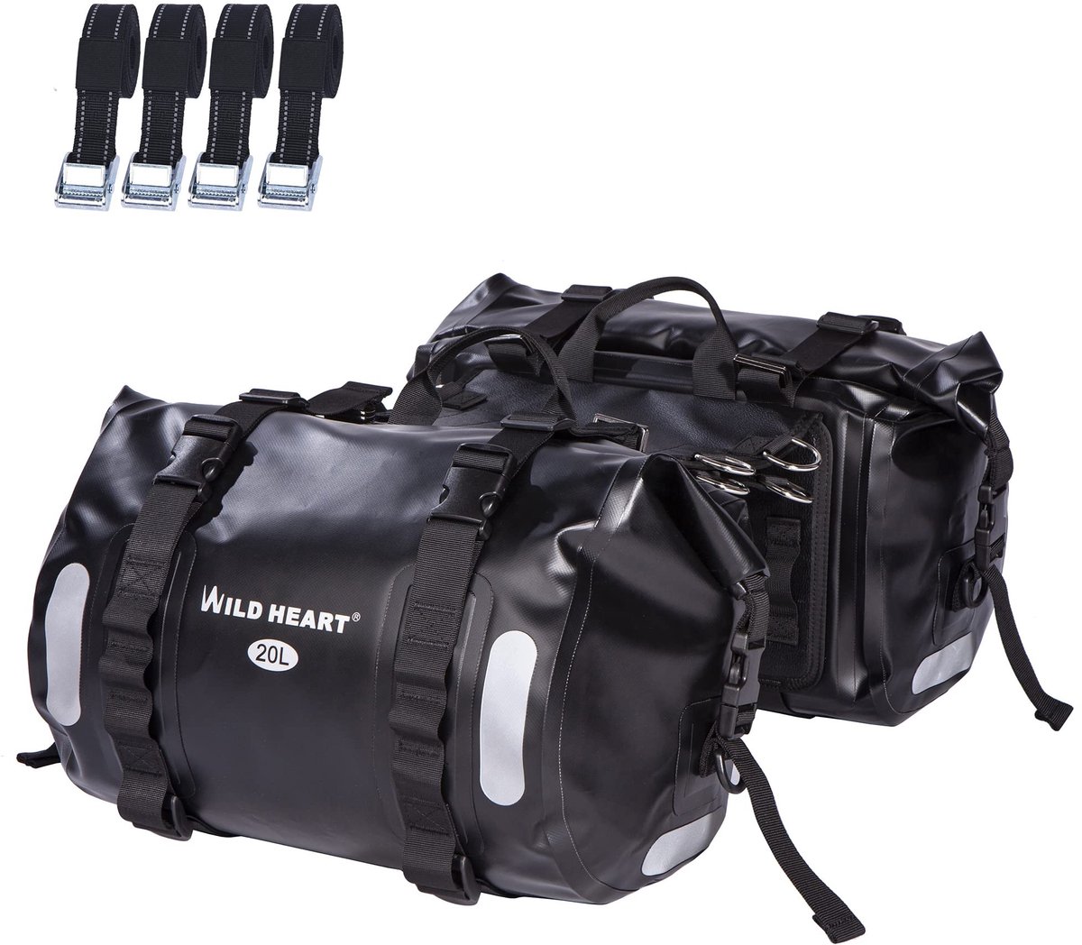 SolidKeus - Waterdichte Motor Tas Saddle Bags 40L Tank Bag