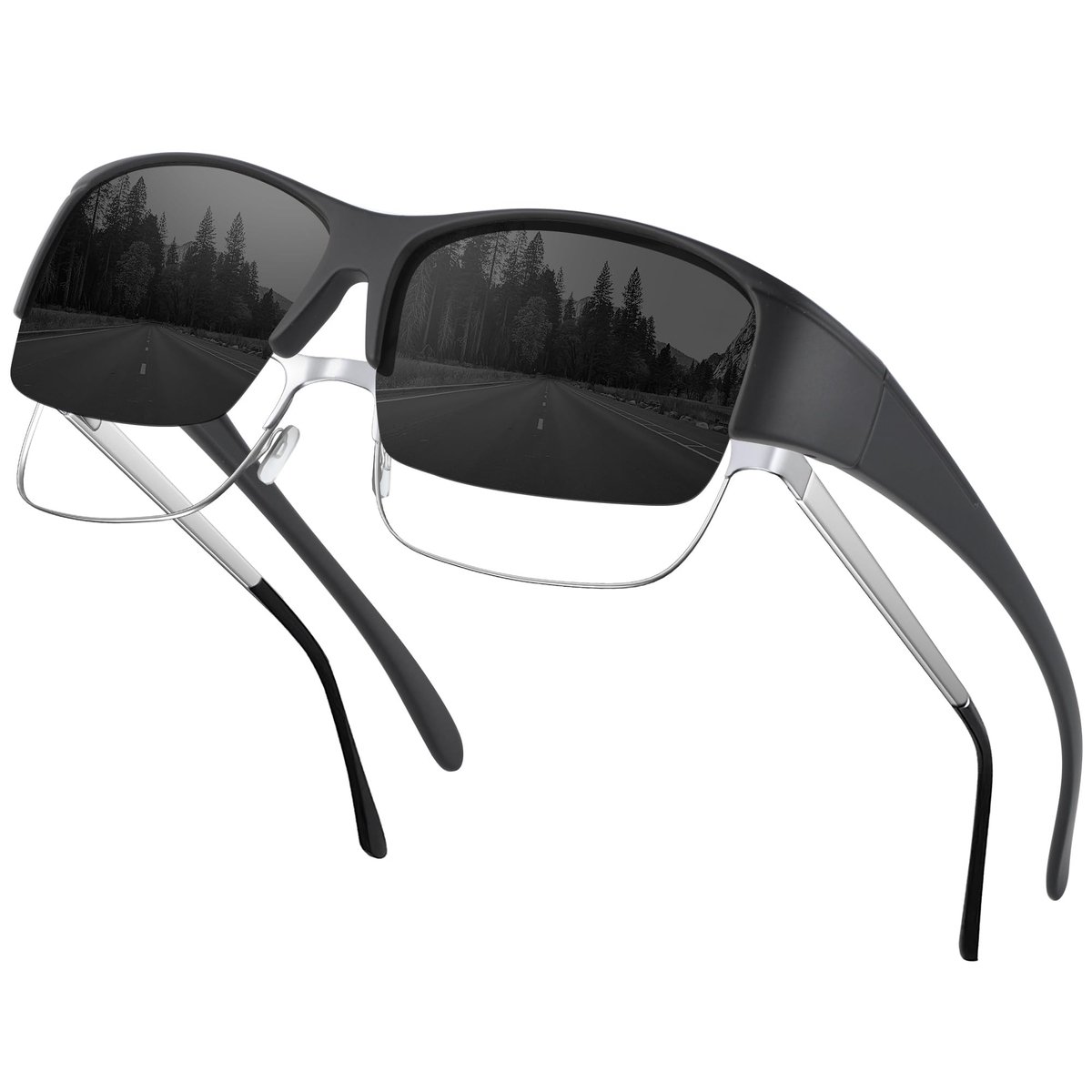SolidKeus - Polarized Zonnebril voor Brildragers met UV400 Bescherming