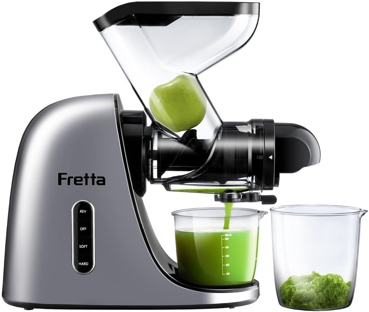 SolidKeus - Slow Juicer met RVS en Hoge Sapopbrengst 200 W