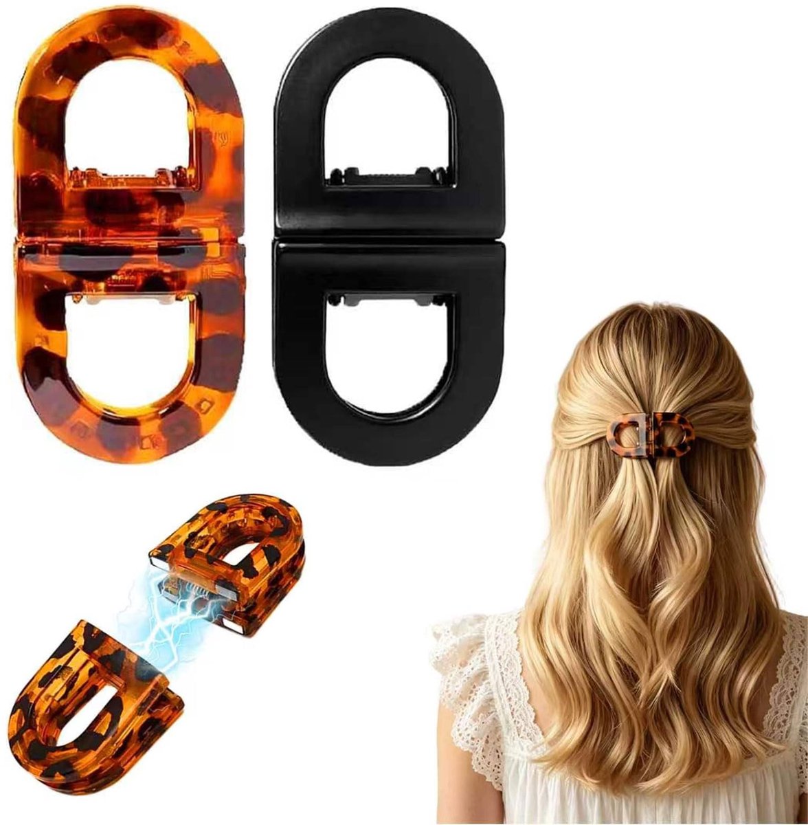 SolidKeus - Set van 2 Magnetische Haarspelden voor Gemakkelijk Haarstyling