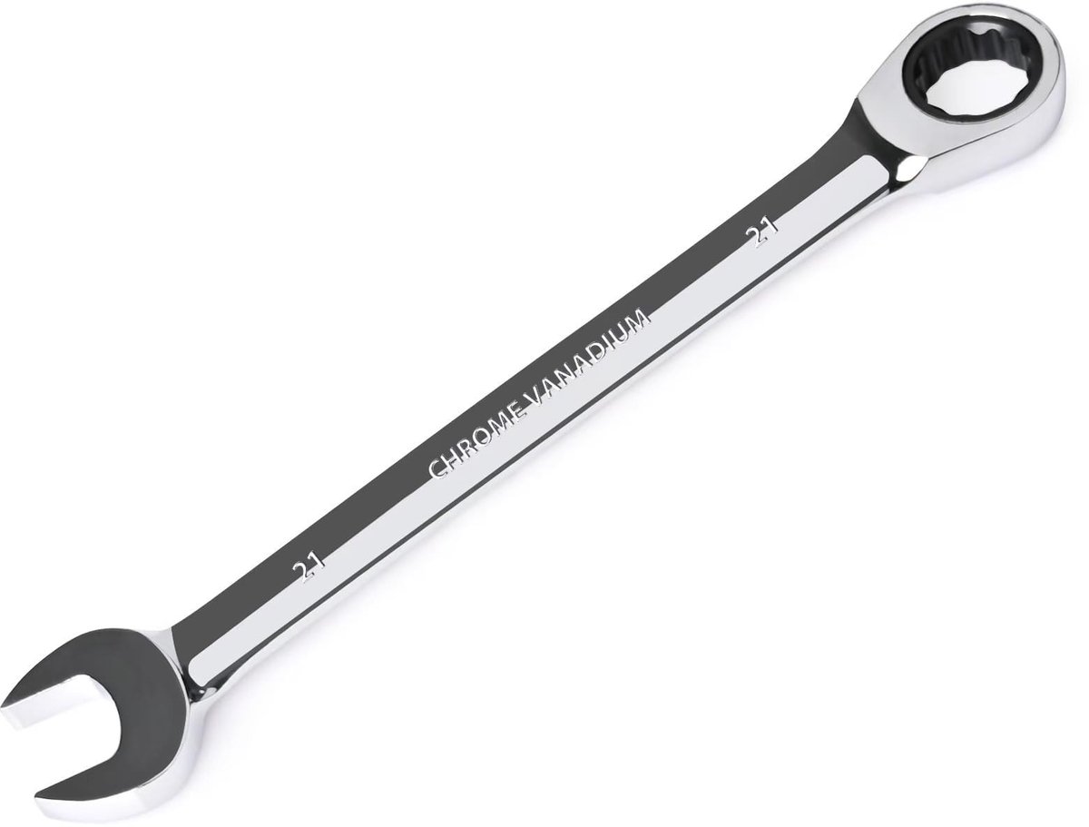SolidKeus - 21mm Ratchet Wrench met 72-Tand en 12-Punt Ontwerp
