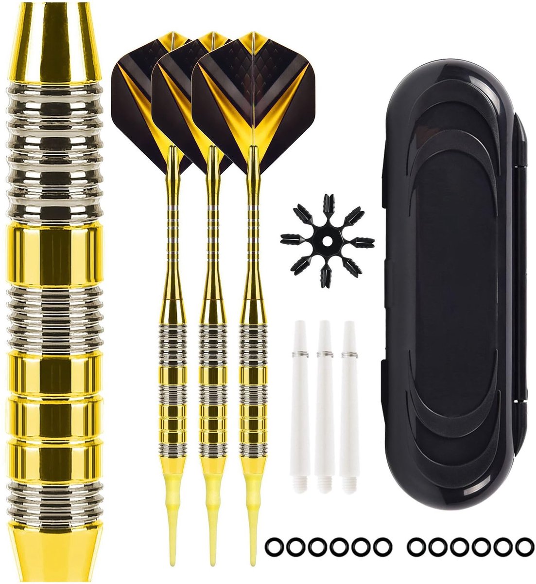 SolidKeus - Professionele Darts Set met 3 Darts en Opbergtas