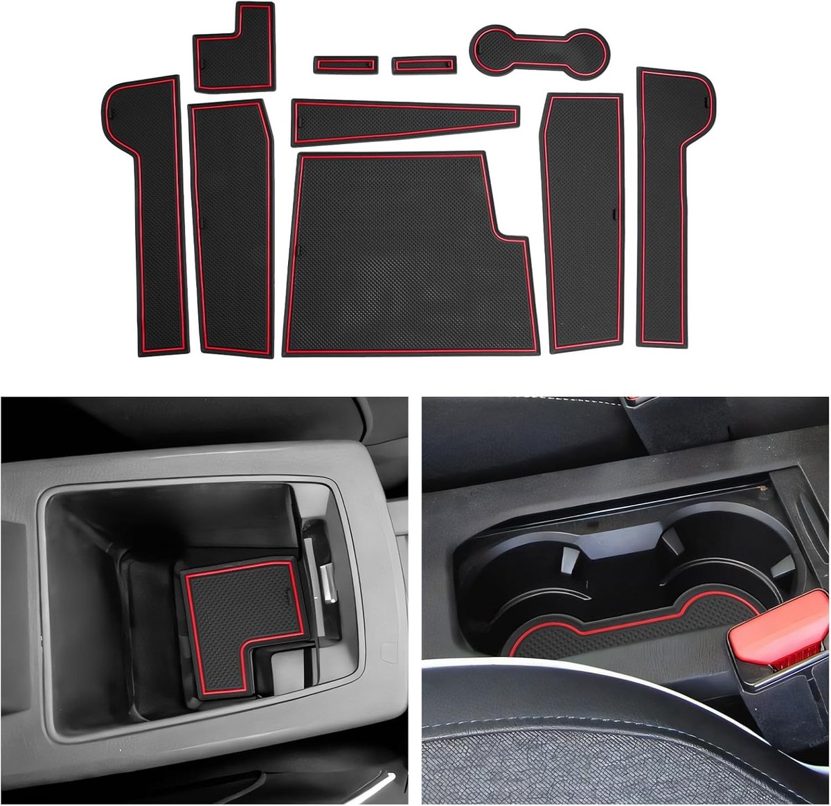 Rubbermatten voor Renault Clio 5 (2019-2024) - Antislip Center Console Mat, Accessoires en Bescherming