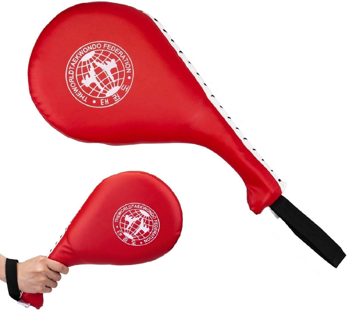 Dubbele Kick Pads voor Taekwondo, Karate en Vechtkunsten - Ideaal voor Kickboxing Training en Schoppendoelen