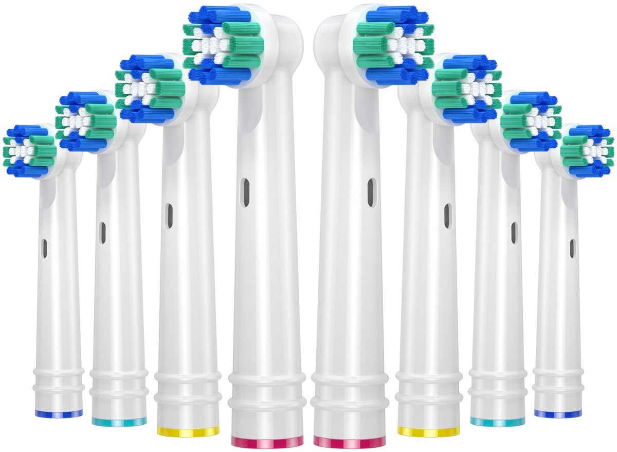 Omgoods - Set van 8 Vervangende Tandenborstelkoppen voor Elektrische Tandenborstels