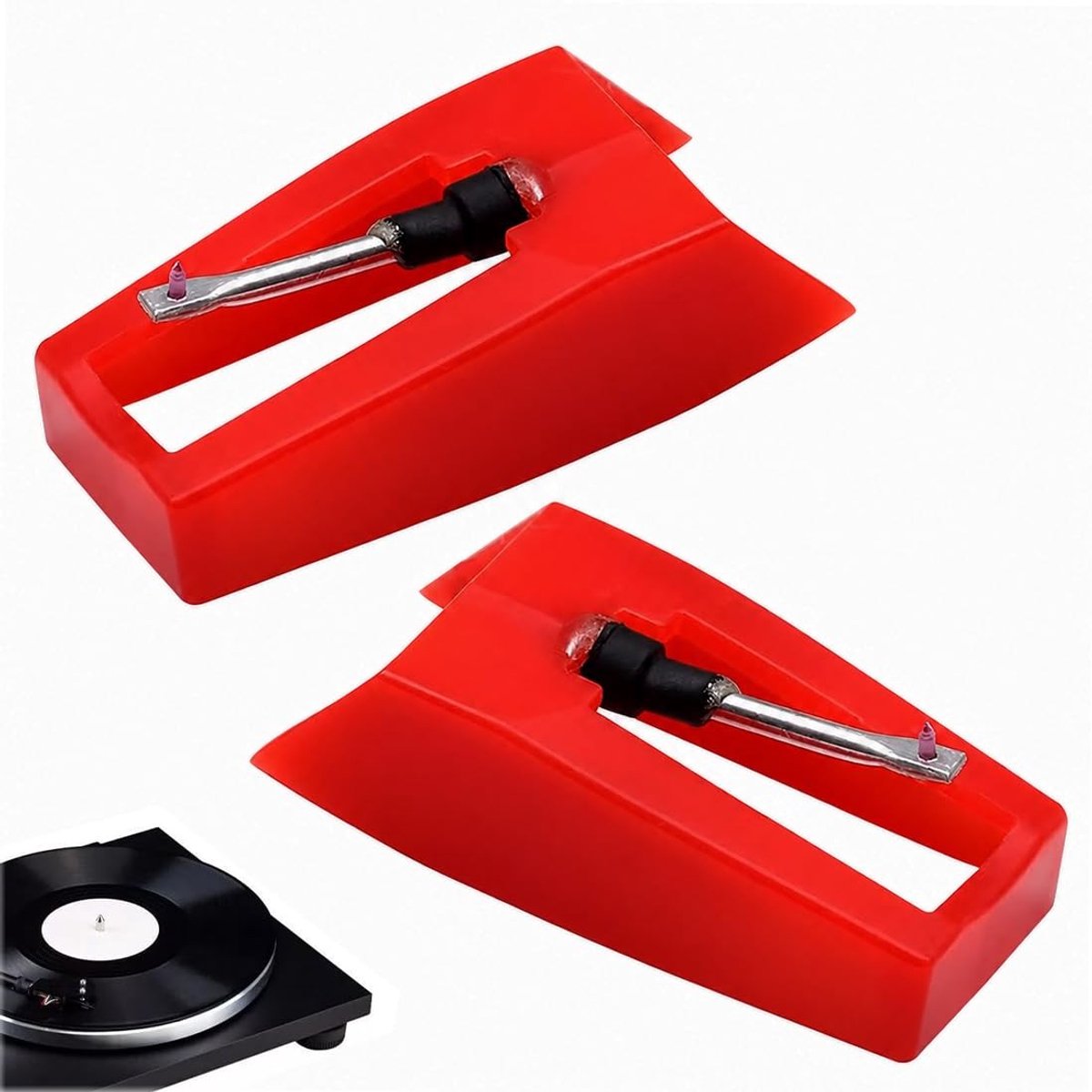 Omgoods - Vervangende Naald voor Platenspeler – Set van 2