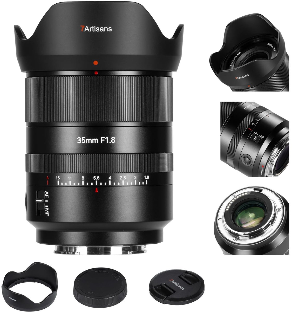 Omgoods - 35mm F1.8 Full Frame Camera Lens voor Sony E Mount