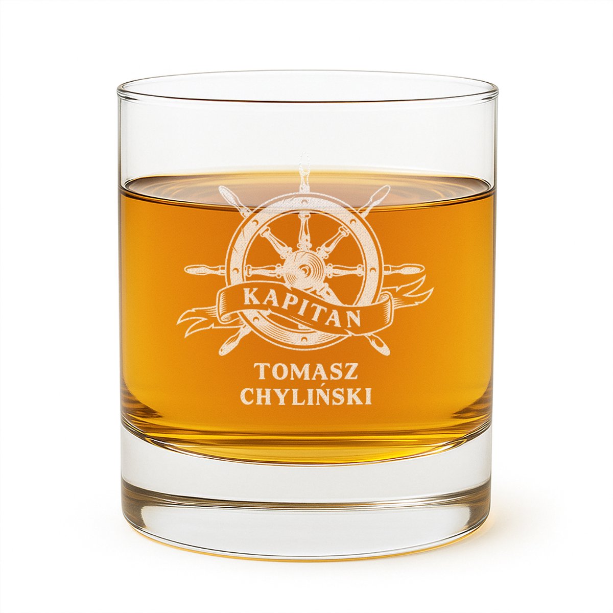 Gegraveerde Whiskyglazen - Uniek Cadeau voor Yachtkapitein - 315 ml