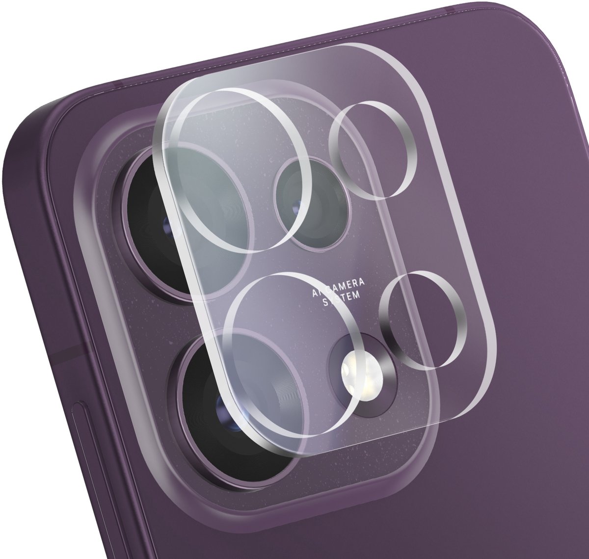 iMak, Gehard Glas Camera Protector voor Oppo Reno 16F / 16 FS, Transparant