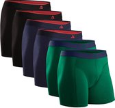 DANISH ENDURANCE Bamboe Boxershorts - Comfortabel Ademend Ondergoed - Heren - 6 paar - L
