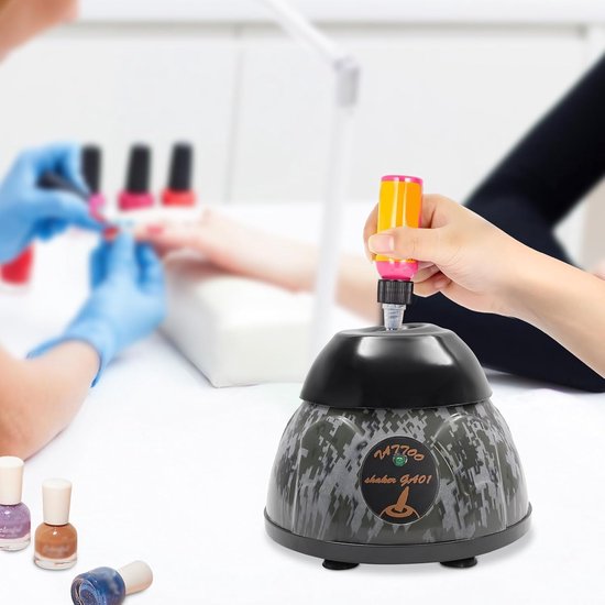 Mini Vortex Mixer - Elektrische Shaker - Vloeistoffen Mengen - Hoge Snelheid 5200 RPM - 11 x 8.5 cm - Camouflage — afbeelding 3