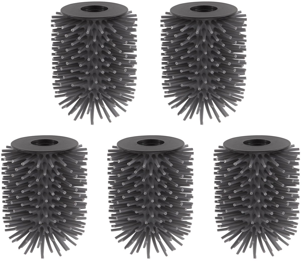 SolidKeus - Set van 5 Silicone Toiletborstelkoppen voor Hygiënische Reiniging