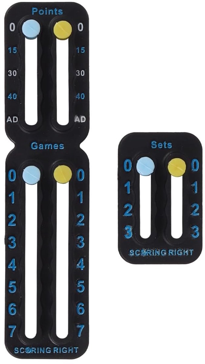 SolidKeus - Tennis Scorekeeper voor Rackets met Sterke Hechting