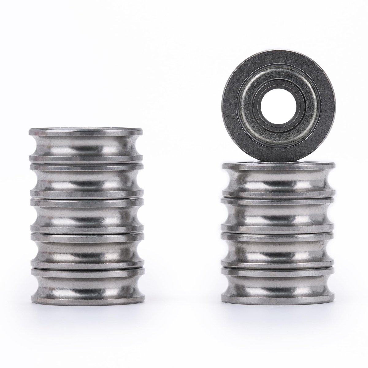 SolidKeus - Set van 10 U-groef Lagers 4 x 13 x 4 mm met Schilden