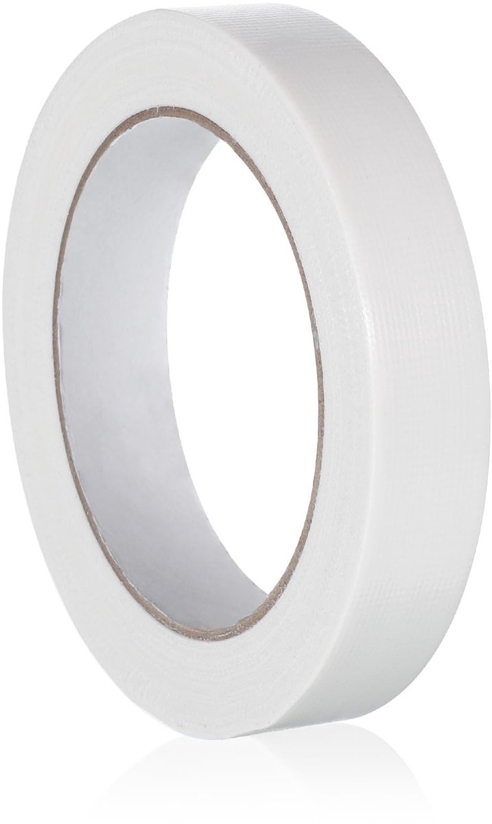 SolidKeus - Wit Armoured Tape 20 mm x 20 m voor Sterke Bevestigingen